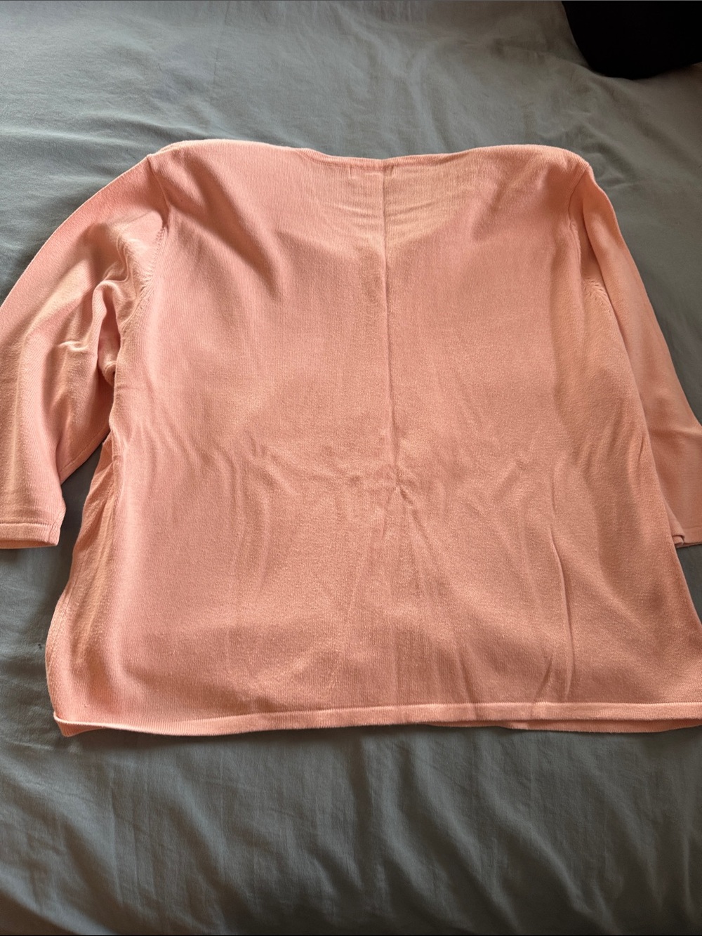 Christopher & Banks Pale Pink Crewneck Cardigan - Picture 4 of 4